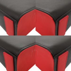 新品同様 クリスチャンルブタン ルイストート 1225141 レザー ブラック レッド 2WAY トートバッグ 0376【中古】Christian Louboutin
