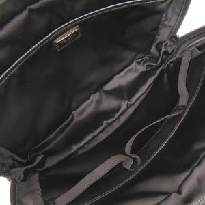 美品 プラダ トライアングルロゴ 2NA007 ナイロン ブラック セカンドバッグ ポーチ 黒 0009【中古】PRADA