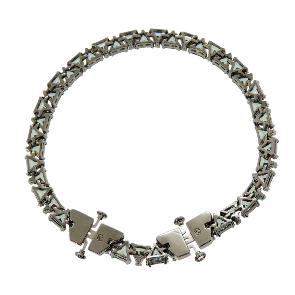 スワロフスキー マトリックス トライアングル クリスタル フレックス メタル スワロフスキー グリーン ブレスレット 緑 0024【中古】SWAROVSKI
