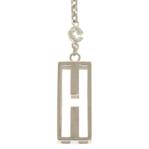 エルメス ヴィンテージ ロゴ シルバー800 カニ刻印 シルバー バッグチャーム キーホルダー 0040【中古】HERMES