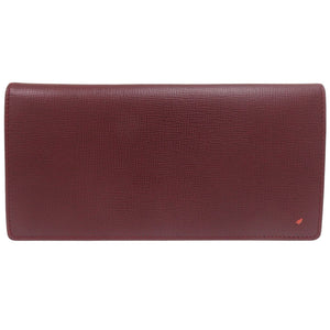カルティエ マスト ドゥ カルティエ 長財布 レザー ボルドー 0042【中古】CARTIER メンズ