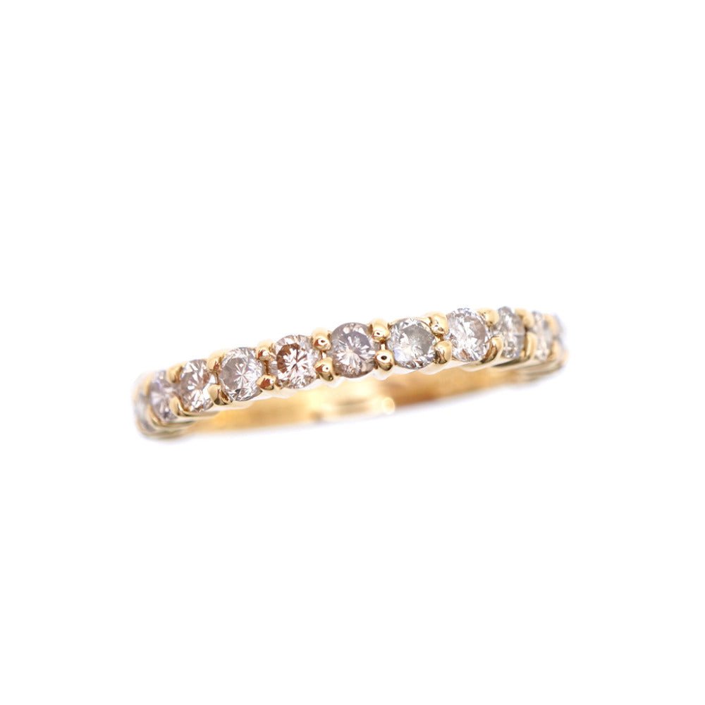 新品同様 K18YG ダイヤ1.00ct リング 指輪 イエローゴールド/ダイヤモンド 11.5号 ジュエリー 0054【中古】