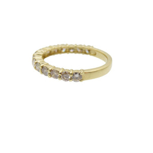 新品同様 K18YG ダイヤ1.00ct リング 指輪 イエローゴールド/ダイヤモンド 11.5号 ジュエリー 0054【中古】