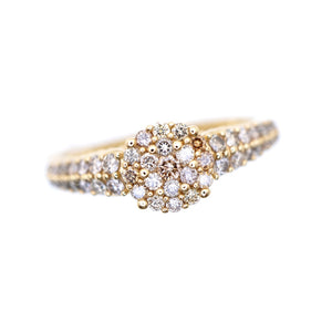 新品同様 
 K18YG ダイヤ0.90ct リング リング・指輪
 K18イエローゴールド/ダイヤモンド 18号 ゴールド 0055
【中古】 レディース