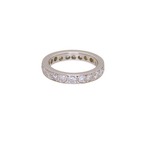 Pt900 ダイヤ1.051ct フルエタニティ リング 指輪 プラチナ/ダイヤモンド 7号 ジュエリー 0058【中古】 レディース