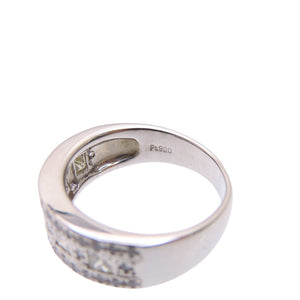 美品 Pt900 ダイヤ1.00ct リング 11.5号 指輪 プラチナ/ダイヤモンド 11.5号 8.2g ジュエリー 0059【中古】