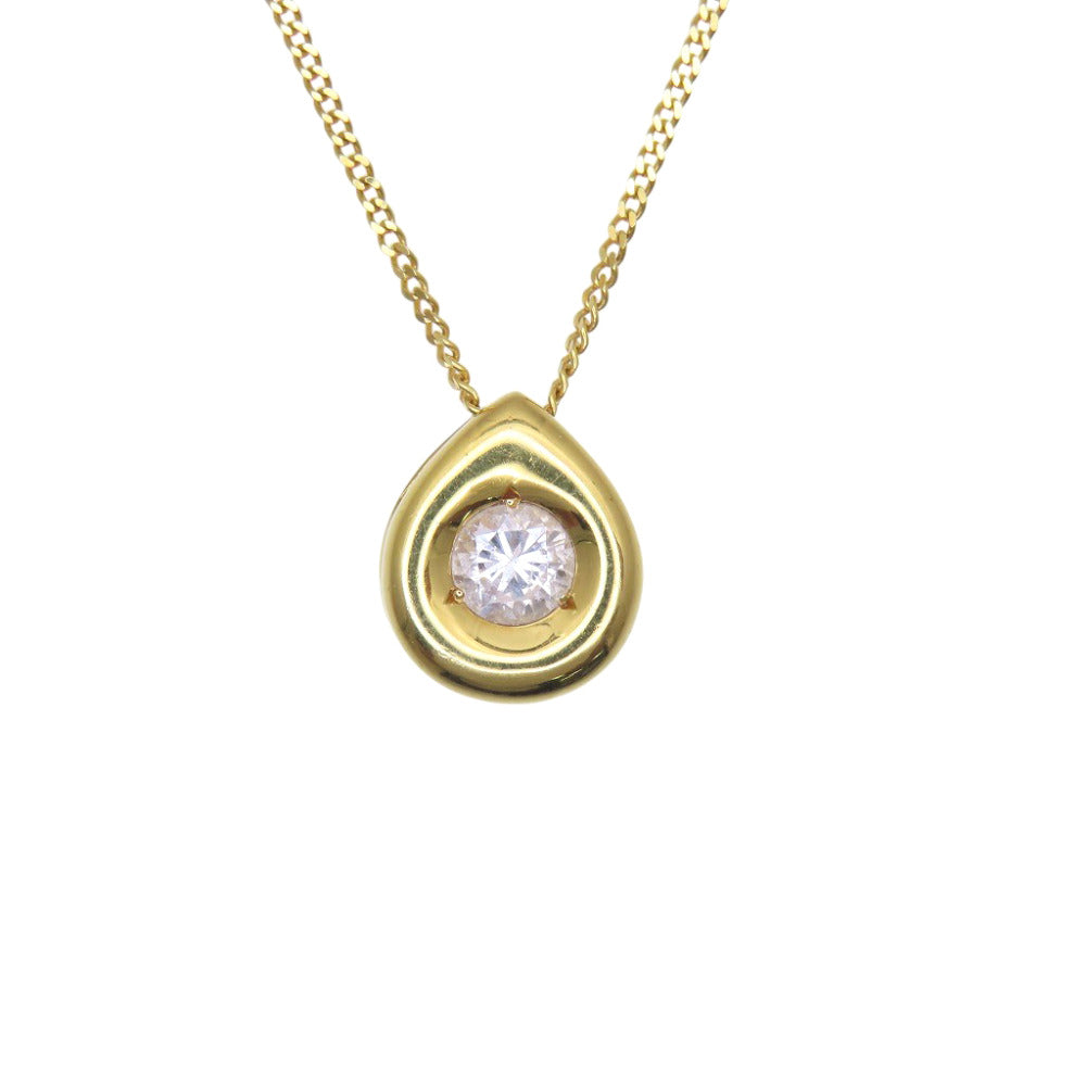 美品 ウノアエレ K18YG ダイヤ0.356ct ネックレス イエローゴールド ダイヤモンド ジュエリー 0070【中古】UNOAERRE