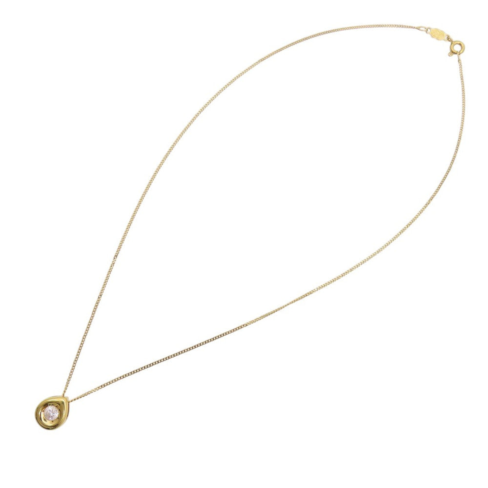 美品 ウノアエレ K18YG ダイヤ0.356ct ネックレス イエローゴールド ダイヤモンド ジュエリー 0070【中古】UNOAERRE