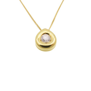 美品 ウノアエレ K18YG ダイヤ0.356ct ネックレス イエローゴールド ダイヤモンド ジュエリー 0070【中古】UNOAERRE