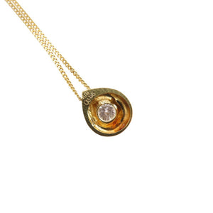 美品 ウノアエレ K18YG ダイヤ0.356ct ネックレス イエローゴールド ダイヤモンド ジュエリー 0070【中古】UNOAERRE