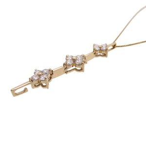 新品同様 
 K18 ダイヤ1.00ct ネックレス ネックレス
 K18イエローゴールド/ダイヤモンド ゴールド 0071
【中古】 レディース