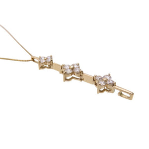新品同様 
 K18 ダイヤ1.00ct ネックレス ネックレス
 K18イエローゴールド/ダイヤモンド ゴールド 0071
【中古】 レディース