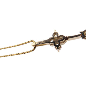 新品同様 
 K18 ダイヤ1.00ct ネックレス ネックレス
 K18イエローゴールド/ダイヤモンド ゴールド 0071
【中古】 レディース