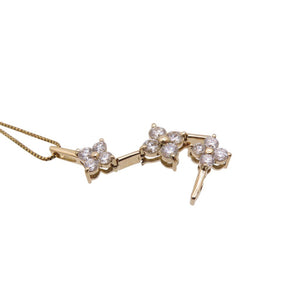 新品同様 
 K18 ダイヤ1.00ct ネックレス ネックレス
 K18イエローゴールド/ダイヤモンド ゴールド 0071
【中古】 レディース