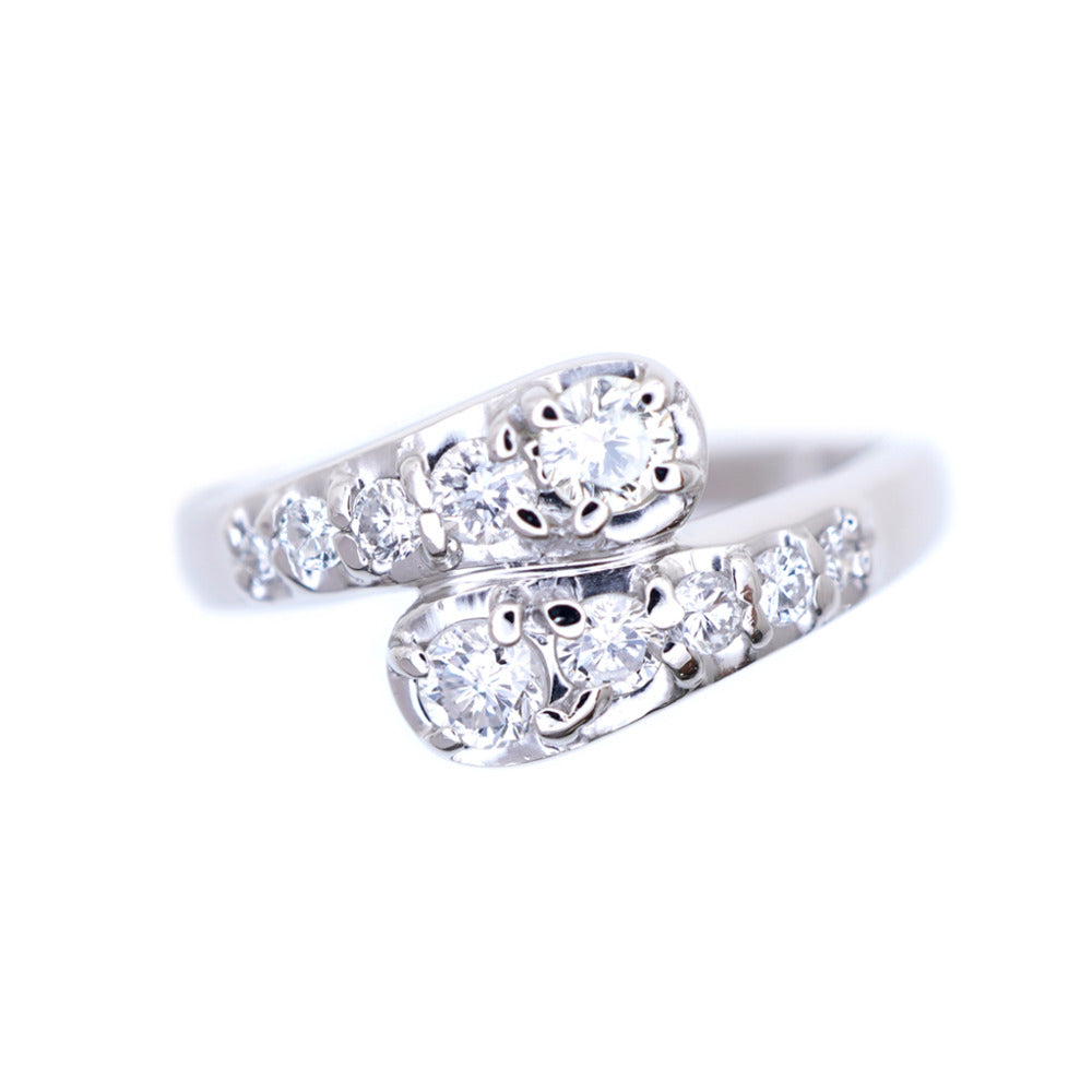 新品同様 Pt900 ダイヤ0.504ct リング 指輪 プラチナ/ダイヤモンド 12号 ジュエリー 0077【中古】
