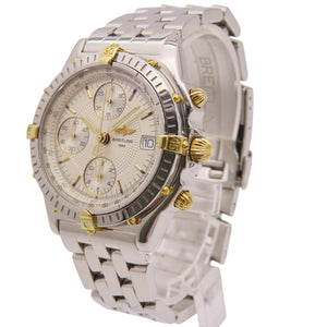 美品 ブライトリング クロノマット B13050.1 自動巻き 腕時計 SS シルバー文字盤 0080【中古】BREITLING メンズ