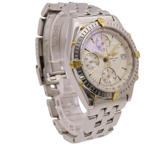 美品 ブライトリング クロノマット B13050.1 自動巻き 腕時計 SS シルバー文字盤 0080【中古】BREITLING メンズ