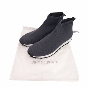 新品同様 ジミーチュウ NORWAY サイズ44 ソックススニーカー コットン グレー スニーカー 0088【中古】JIMMY CHOO