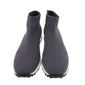 新品同様 ジミーチュウ NORWAY サイズ44 ソックススニーカー コットン グレー スニーカー 0088【中古】JIMMY CHOO