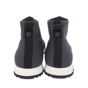 新品同様 ジミーチュウ NORWAY サイズ44 ソックススニーカー コットン グレー スニーカー 0088【中古】JIMMY CHOO