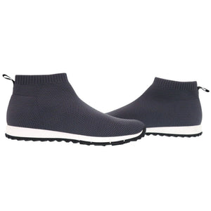 新品同様 ジミーチュウ NORWAY サイズ44 ソックススニーカー コットン グレー スニーカー 0088【中古】JIMMY CHOO