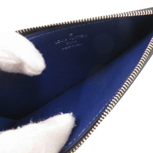 美品 ルイ ヴィトン コインカードホルダー タイガラマ M30270 IC レザー ブルー 財布 青 LV 0099【中古】LOUIS VUITTON メンズ