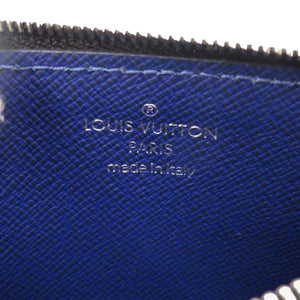 美品 ルイ ヴィトン コインカードホルダー タイガラマ M30270 IC レザー ブルー 財布 青 LV 0099【中古】LOUIS VUITTON メンズ