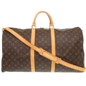 ルイ ヴィトン キーポルバンドリエール55 モノグラム M41414 ボストンバッグ LV 0112【中古】LOUIS VUITTON