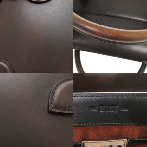 ベルルッティ ビジネスバッグ エミーオ レザー ブラウン ブリーフケース 2way ハンドバッグ 0155【中古】BERLUTI