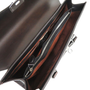ベルルッティ ビジネスバッグ エミーオ レザー ブラウン ブリーフケース 2way ハンドバッグ 0155【中古】BERLUTI