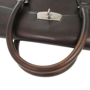 ベルルッティ ビジネスバッグ エミーオ レザー ブラウン ブリーフケース 2way ハンドバッグ 0155【中古】BERLUTI