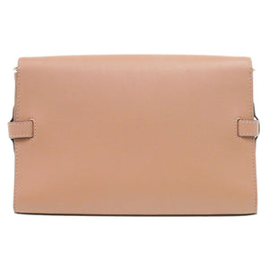 美品 デルボー タンペート レザー ベージュ チェーンショルダーバッグ 0156【中古】DELVAUX