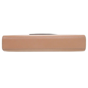 美品 デルボー タンペート レザー ベージュ チェーンショルダーバッグ 0156【中古】DELVAUX