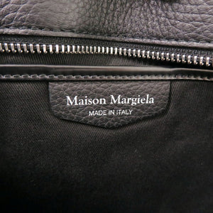 美品 メゾン マルジェラ 5AC SB1WG0017 レザー ブラック ショルダーバッグ クロスボディバッグ 黒 0162【中古】Maison Margiela メンズ