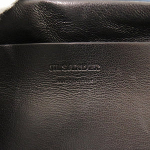 新品同様 ジルサンダー カンノーロ Cannolo Padded Grande レザー ブルー ショルダーバッグ 青 0170【中古】JIL SANDER
