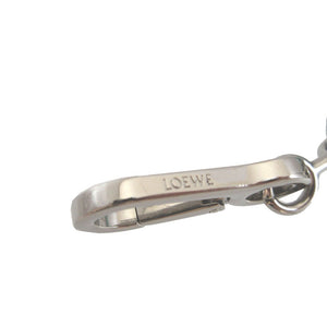美品 ロエベ ドーナツチェーン メタル 水色 ショルダーストラップ 0212【中古】LOEWE