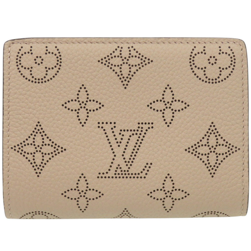 美品 ルイ ヴィトン ポルトフォイユ クレア モノグラム マヒナ M80817 ガレ 二つ折り財布 LV 0213【中古】LOUIS VUITTON