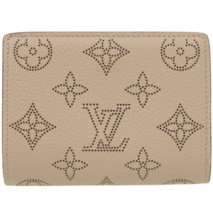 美品 ルイ ヴィトン ポルトフォイユ クレア モノグラム マヒナ M80817 ガレ 二つ折り財布 LV 0213【中古】LOUIS VUITTON