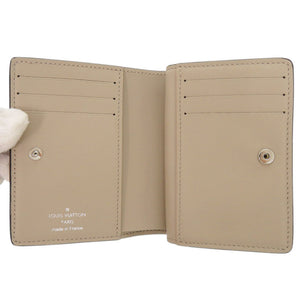美品 ルイ ヴィトン ポルトフォイユ クレア モノグラム マヒナ M80817 ガレ 二つ折り財布 LV 0213【中古】LOUIS VUITTON