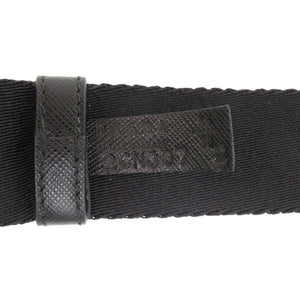 美品 プラダ 2CN007 ブラック リングベルト 黒 0248【中古】PRADA メンズ