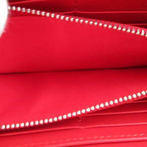 未使用 クリスチャンルブタン 1235496 デニム ブルー 青 ラウンドファスナー長財布 財布 0287【中古】Christian Louboutin