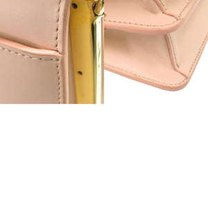 美品 マルニ アタッシェバッグ レザー ピンク 2WAY ハンドバッグ ショルダーバッグ 0293【中古】MARNI