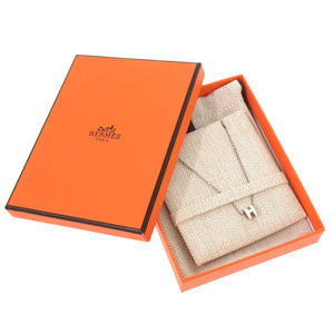 新品同様 エルメス ポップアッシュ ミニ ホワイト シルバー金具 ネックレス アクセサリー 0295 【中古】 HERMES