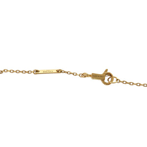 新品同様 セリーヌ トリオンフ ストーン ロゴ ゴールド ネックレス アクセサリー 0296 【中古】 CELINE