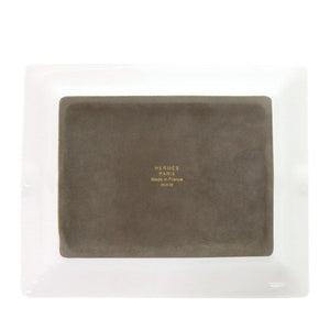 未使用 エルメス アッシュトレイ 灰皿 3H フォーブル パーティ H314698M ポーセリン イエロー 0326【中古】HERMES