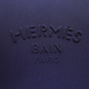 未使用品 エルメス ネオバンPM H104311M 01 ポリアミド エラスタン マリン ポーチ 紺 0328【中古】HERMES