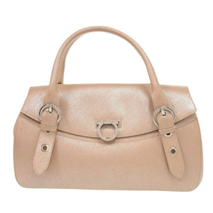 美品 サルヴァトーレフェラガモ ガンチーニ 21 5322 レザー ピンク ハンドバッグ 0346【中古】Salvatore Ferragamo