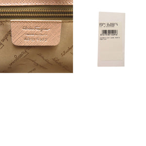 美品 サルヴァトーレフェラガモ ガンチーニ 21 5322 レザー ピンク ハンドバッグ 0346【中古】Salvatore Ferragamo