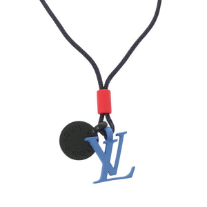 美品 ルイ ヴィトン コリエ チャールズ オンザゴー M63648 ブルー ネックレス アクセサリー LV 0349 【中古】 LOUIS VUITTON