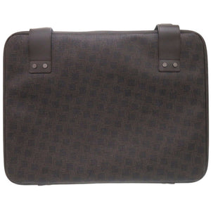 美品 ダンヒル ディーエイト 24 アワーズ ケース d-eight 24 HOURS CASE FO8000A PVC ブラウン トランク 茶 0357【中古】Dunhill メンズ